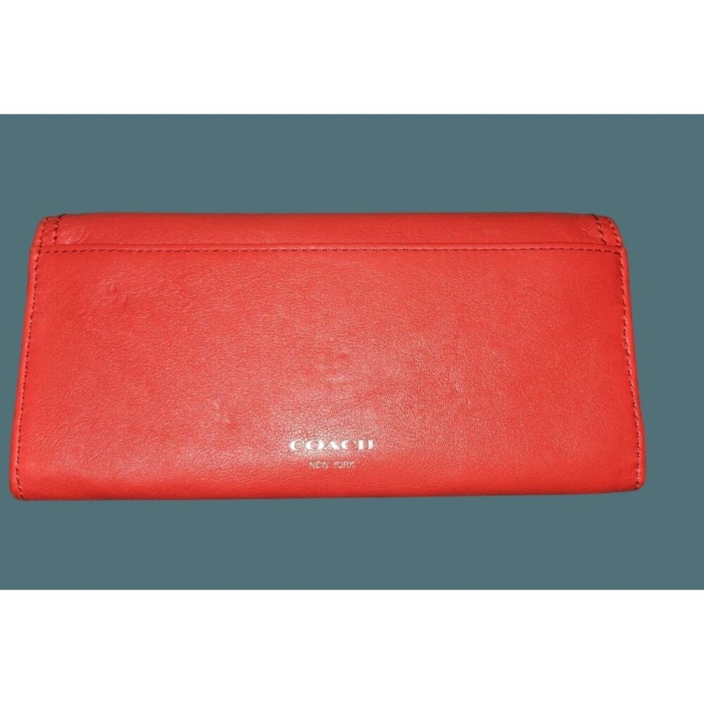 Coach Leather Turn Lock Wallet - Picture 2 of 14